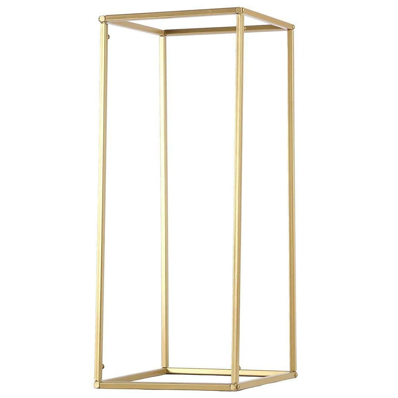 2 Geometric 24" Metal Rectangular Stands Flower Vase Holder Party decorations